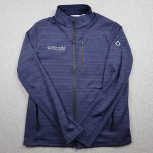 KJUS Jacket Mens 52 L Colton Midlayer Blue Stonelake Capital Partners Full Zip